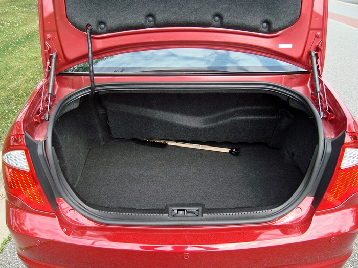 Ford fusion trunk space dimensions #5